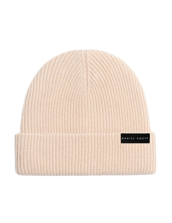 Cream Wool Beanie