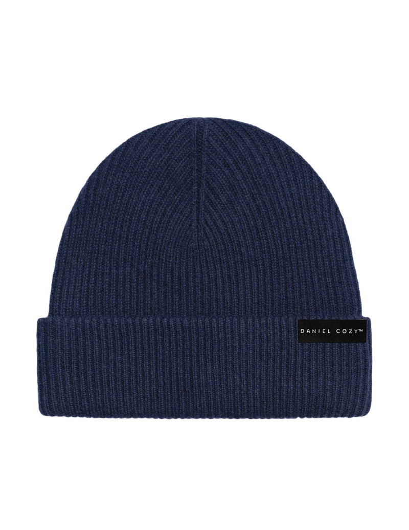 Navy Wool Beanie